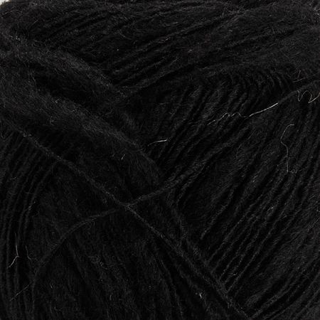 Vlněná pletací příze MarLen nestejné síly černá