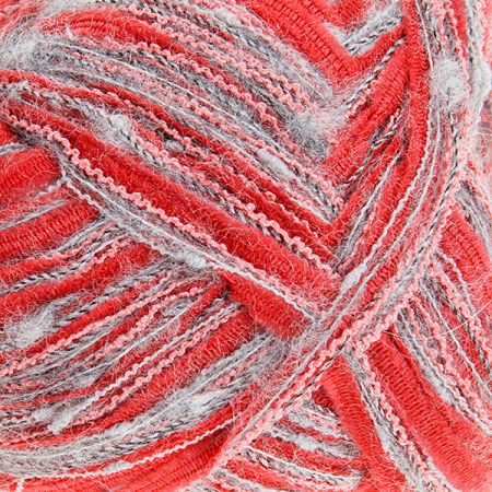 Vlněná pletací příze MarLen červenošedý melír