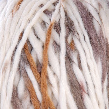 Efektní melírová vlna Marlen hnědosmetanová