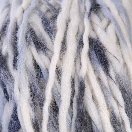 Efektní melírová příze Marlen černosmetanová