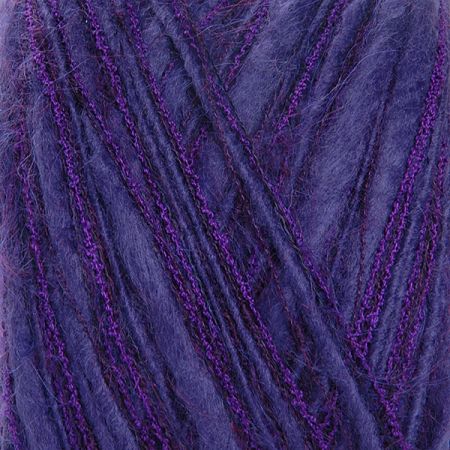 Směsová vlněná pletací příze fialový melír