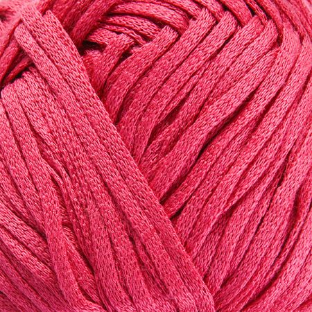 Bavlněná pletací příze stužková fuchsiové barvy