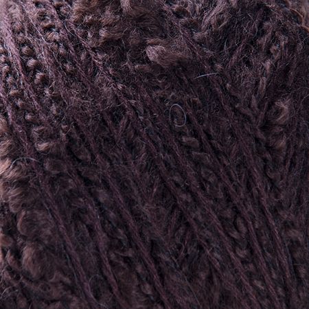 Vlněná pletací příze MarLen buklé tm.hnědá