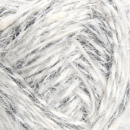 Vlněná pletací příze MarLen šedosmetanový melír