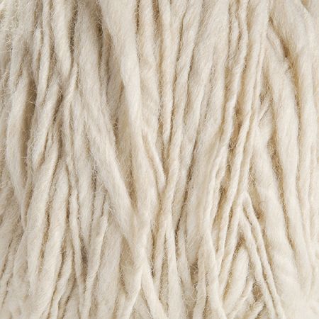 Pletací příze MarLen nestejné síly lomená bílá