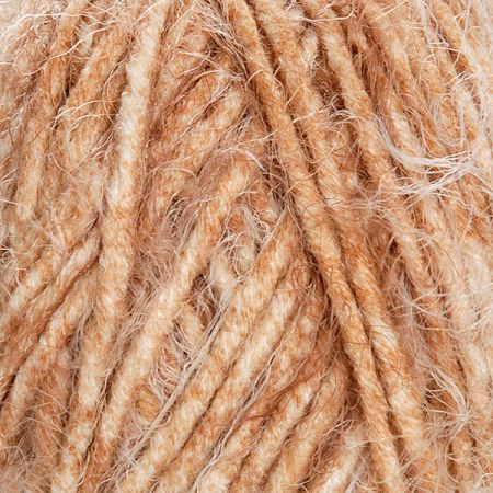 Vlněná pletací příze Marlen dlouhý vlas oříškový melír