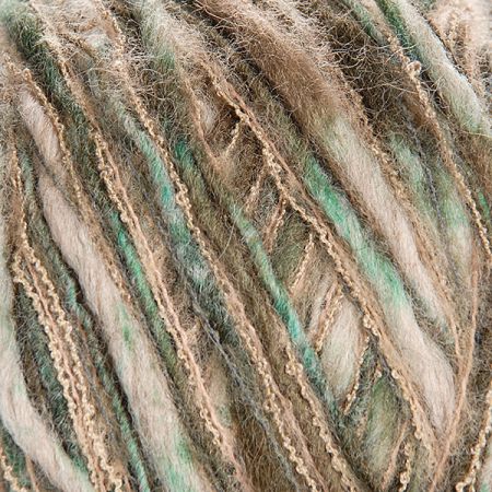 Vlněná pletací příze MarLen nestejné síly zlenohnědá