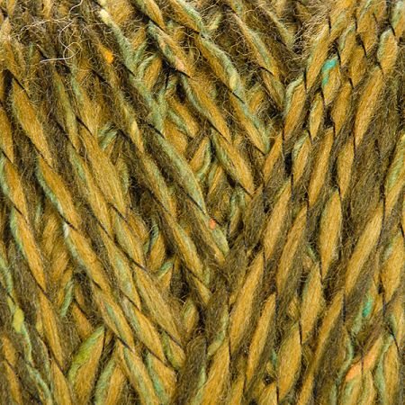 Vlněná pletací příz MarLen zelený melír