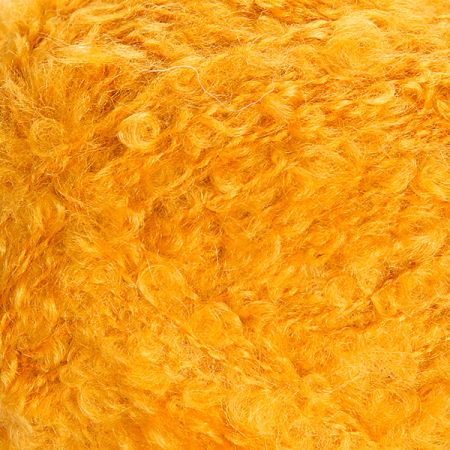 Mohérová pletací příze MarLen se součky oranžová