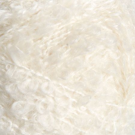 Mohérová pletací příze MarLen se součky slonová kost