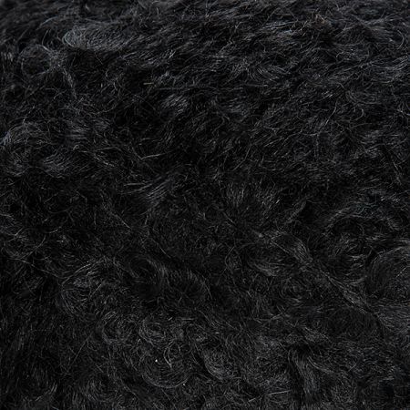 Mohérová pletací příze MarLen se součky černá