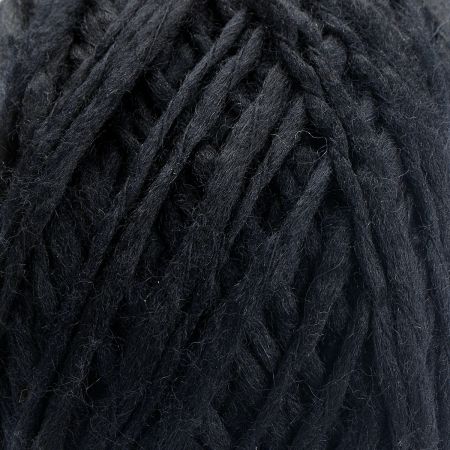 Vlněná pletací příze MarLen nestejné síly černá