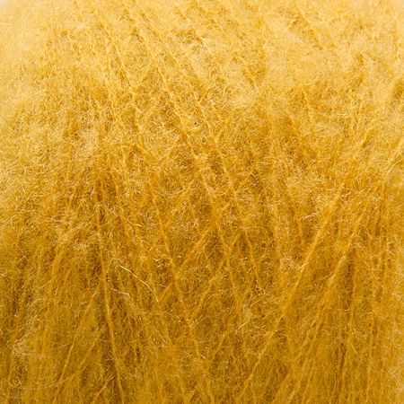 Mohérová pletací příze Marlen okrová