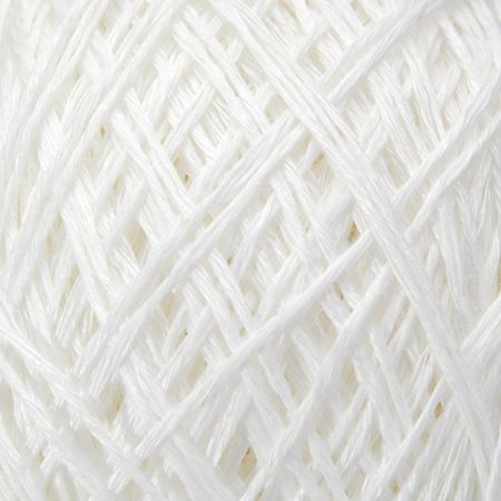 Směsová příze bavlna/len bílá