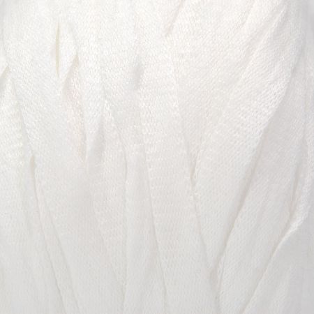 Stužková příze Marlen široká 9mm bílá