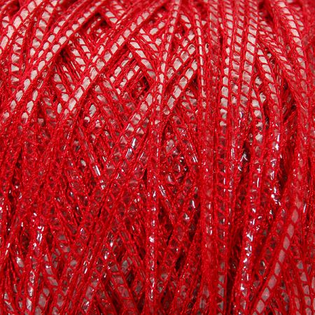 Efektní příze Marlen směs vis/PP červená