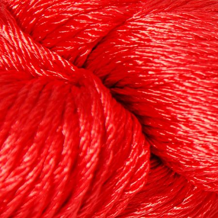 Viskozová lesklá pletací příze MarLen pastel červená
