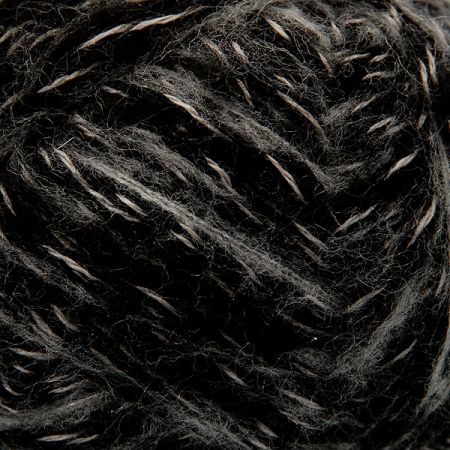 Vlněná pletací příze Marlen černošedý melír