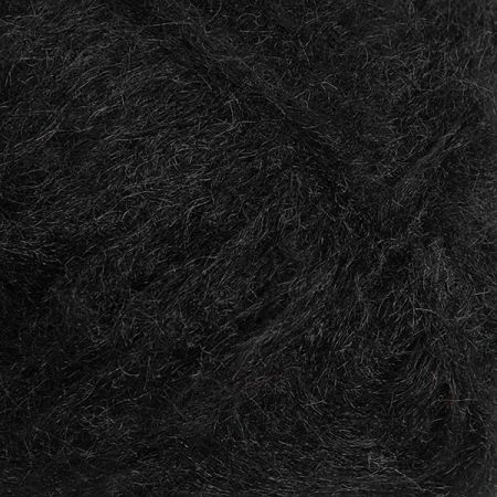Mohérová pletací příze silnější  MarLen černá