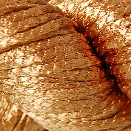 Viskozová stužková pletací příze MarLen tm.zlatá