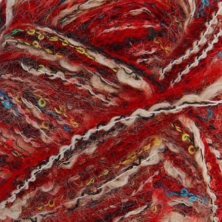 Vlna mohér směs příze Marlen vínový melír