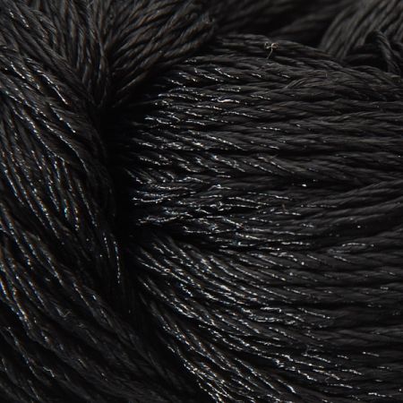 Viskozová pletací příze MarLen černá lesklá