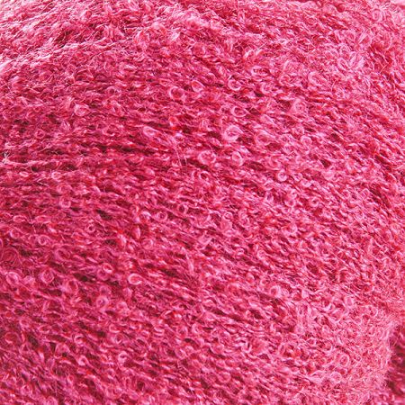 Směsová pletací příze jemné bukle přadeno fuchsiová