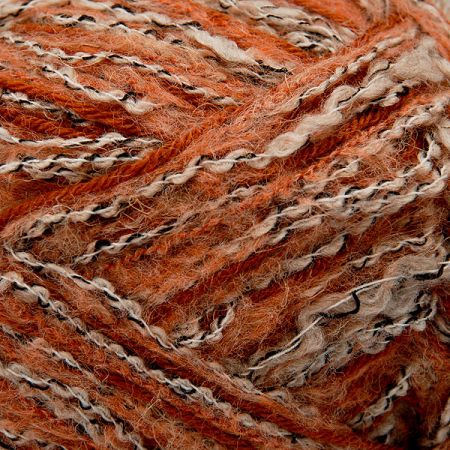 Vlněná pletací příze Marlen hnědý melír