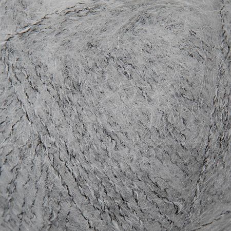 Moherová směsová příze Marlen šedo-černá  