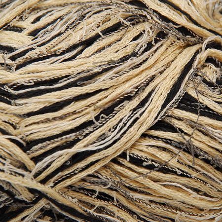 Melírová směsová pletací příze Marlen černobéžová