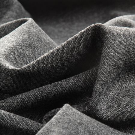 Kostýmová látka vlna směs antracit