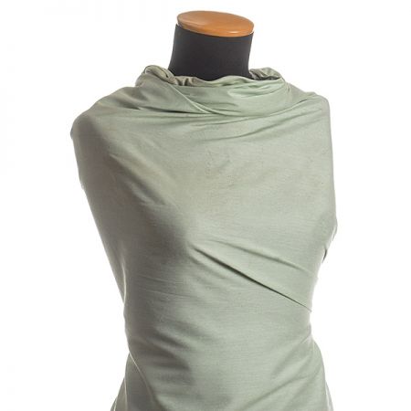 Šantung jednobarevný matný pistáciový II.jakost