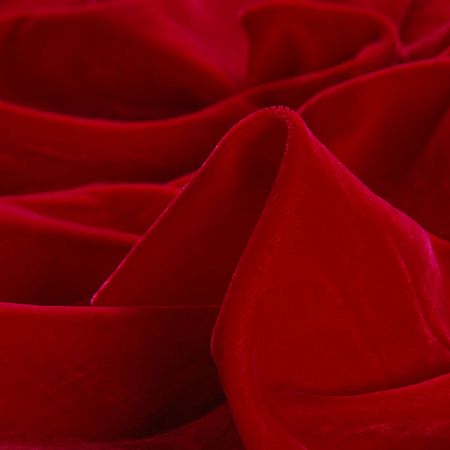 Samet nepružný fuchsie imitace hedvábí