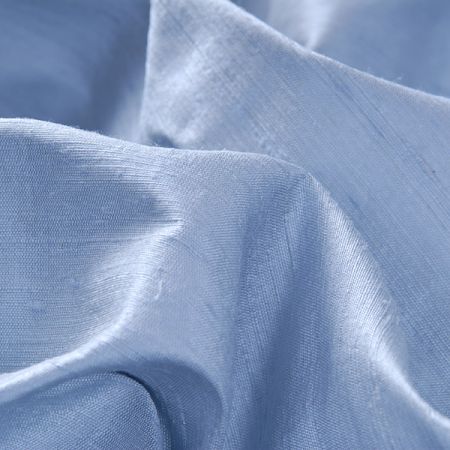 Šantung jednobarevný světle modrý  II. jakost