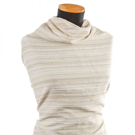 Látka design Art Fabrics bavlna směs režná/bílá