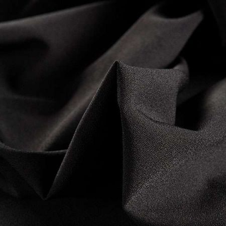 Žoržet šatový jemnější pružný černozelený