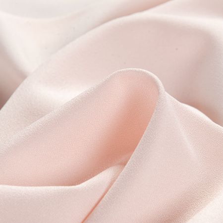 Žoržet šatový jemný pružný pastel oranžový