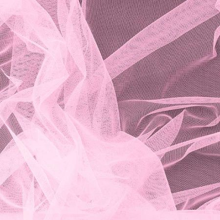 Tyl šatový růžový široký 280cm