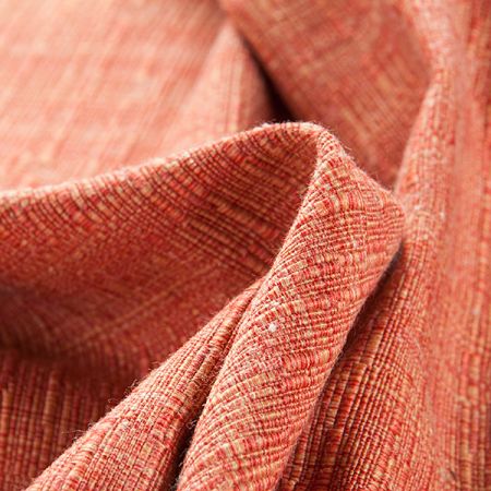 Dekorační látka Buret Plain terracota