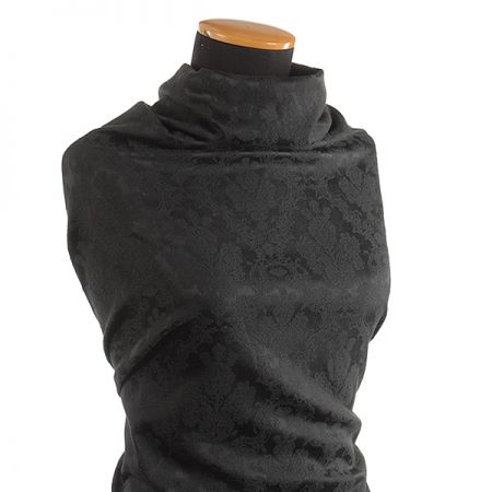 Brokát žakár černý 