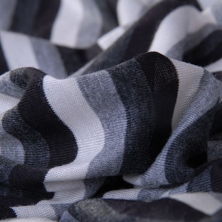 Úplet vzor pouržek černá/šedá/bílá