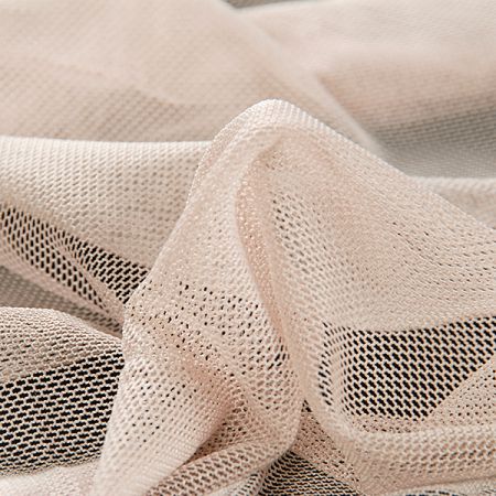 Tyl pružný jemný bílá káva