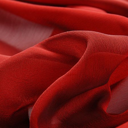 Šifon šanžánový červenočerný