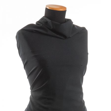 Kostýmová letní látka směs tmavě modrá