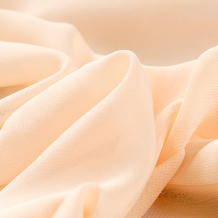 Žoržet jednobarevný hladký meruňkový