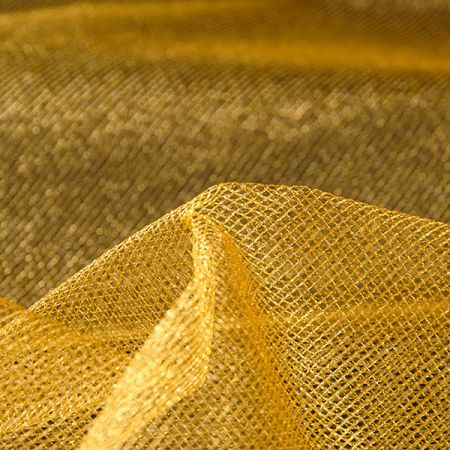 Tyl šatový zlatý šíře 160 cm