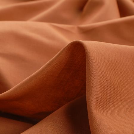 Bavlněná látka etamín hnědá