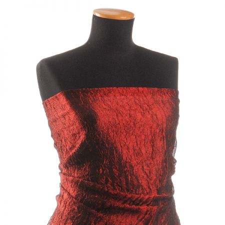 Organza kreš vínovočerná