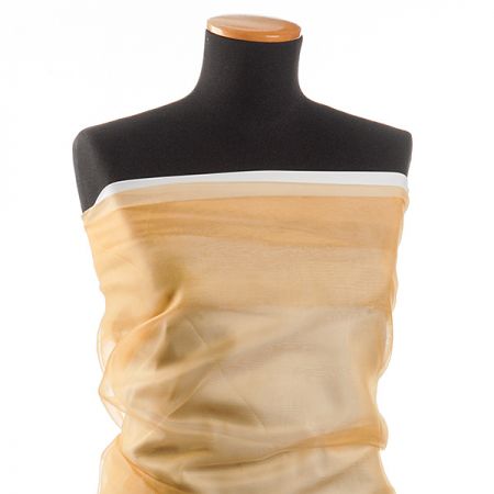 Organza s olůvkem ve  zlaté barvě