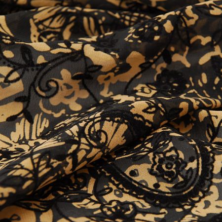 Šifon sametový květ